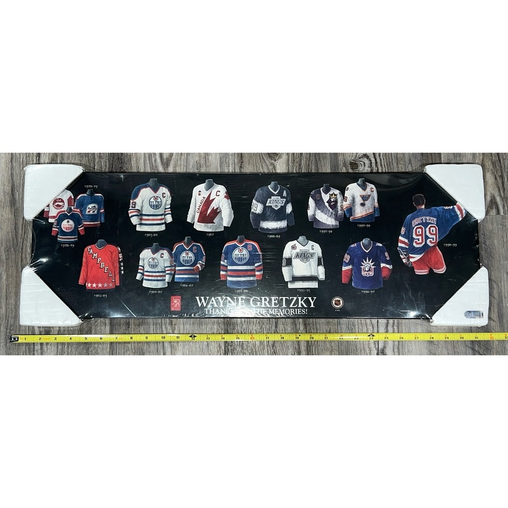 Wayne Gretzky Thanks‎ For The Memories Heritage Wall Plaque NHL Factory Sealed